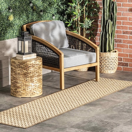 Nuloom Camryn Herringbone Indoor/Outdoor Area Rug 2ft x 8ft GBCB22A-208